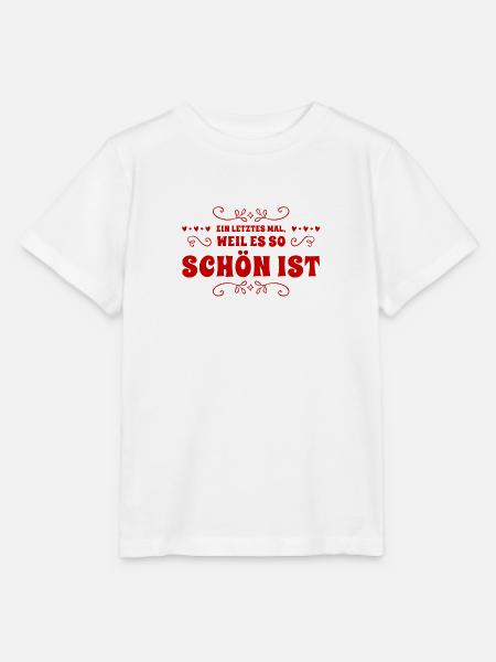 ein letztes mal - Stanley/Stella Kinder T-Shirt MINI CREATOR - Weiß