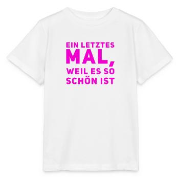 weil es so schön ist - Stanley/Stella Kinder T-Shirt MINI CREATOR  - Weiß - Vorne - Maike (125cm)