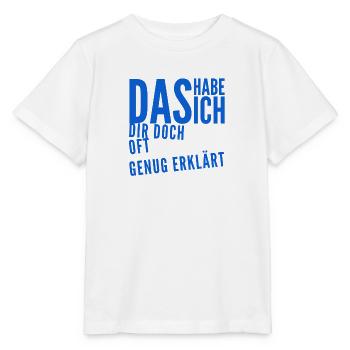 keine Lust mehr - Stanley/Stella Kinder T-Shirt MINI CREATOR  - Weiß - Vorne - Maike (125cm)
