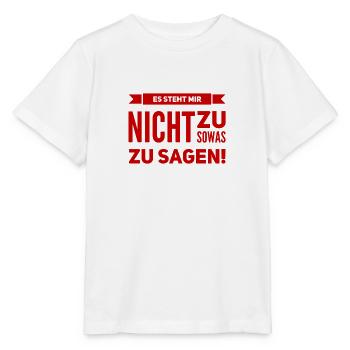 das sage ich nicht - Stanley/Stella Kinder T-Shirt MINI CREATOR  - Weiß - Vorne - Maike (125cm)
