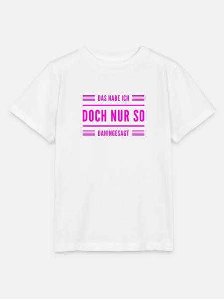 das hatte keine Bedeutung - Stanley/Stella Kinder T-Shirt MINI CREATOR  - Weiß