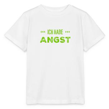ich fühle Angst - Stanley/Stella Kinder T-Shirt MINI CREATOR  - Weiß - Vorne - Maike (125cm)