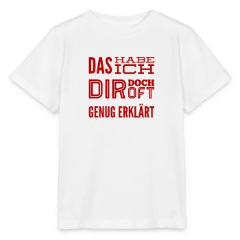 keine Lust mehr - Stanley/Stella Kinder T-Shirt MINI CREATOR  - Weiß - Vorne - Maike (125cm)