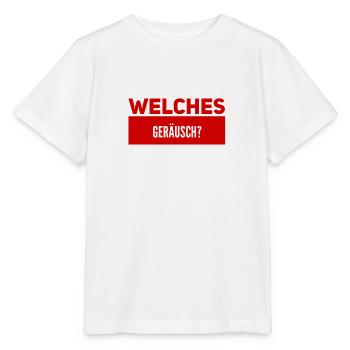 ist da ein Geräusch? - Stanley/Stella Kinder T-Shirt MINI CREATOR  - Weiß - Vorne - Maike (125cm)