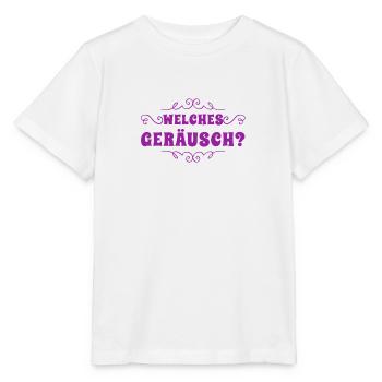 war da ein Geräusch? - Stanley/Stella Kinder T-Shirt MINI CREATOR  - Weiß - Vorne - Maike (125cm)