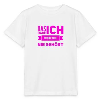 das verstehe ich nicht - Stanley/Stella Kinder T-Shirt MINI CREATOR  - Weiß - Vorne - Maike (125cm)