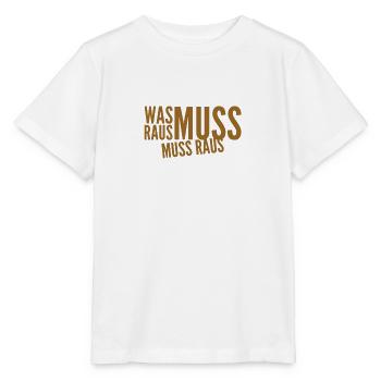 unterdrücke es nicht - Stanley/Stella Kinder T-Shirt MINI CREATOR  - Weiß - Vorne - Maike (125cm)