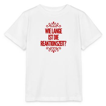 wie lang ist die Reaktionszeit? - Stanley/Stella Kinder T-Shirt MINI CREATOR  - Weiß - Vorne - Maike (125cm)