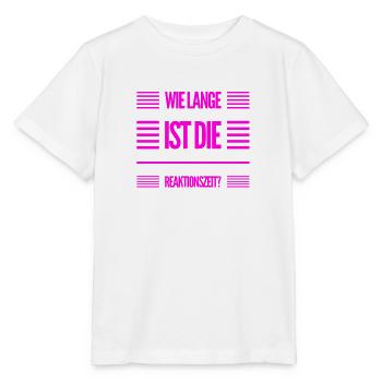 wie schnell geht es? - Stanley/Stella Kinder T-Shirt MINI CREATOR  - Weiß - Vorne - Maike (125cm)