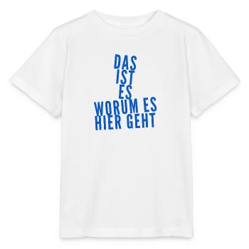 mein warum - Stanley/Stella Kinder T-Shirt MINI CREATOR  - Weiß - Vorne - Maike (125cm)