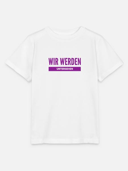 Untergang in Sicht - Stanley/Stella Kinder T-Shirt MINI CREATOR - Weiß