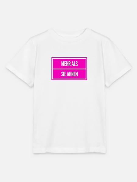 mehr als sie ahnen - Stanley/Stella Kinder T-Shirt MINI CREATOR - Weiß