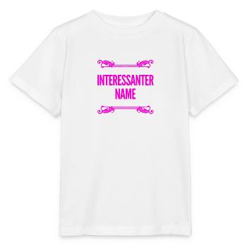 fantastischer Name - Stanley/Stella Kinder T-Shirt MINI CREATOR  - Weiß - Vorne - Maike (125cm)