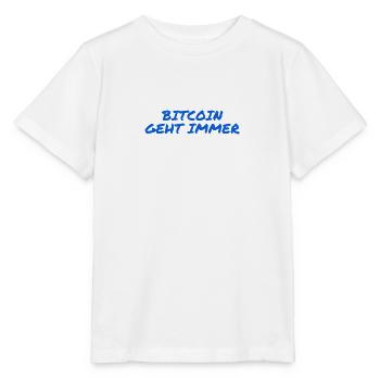 Bitcoin ist wunderbar - Stanley/Stella Kinder T-Shirt MINI CREATOR  - Weiß - Vorne - Maike (125cm)