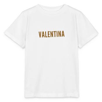 vor dir steht eine Valentina - Stanley/Stella Kinder T-Shirt MINI CREATOR  - Weiß - Vorne - Maike (125cm)