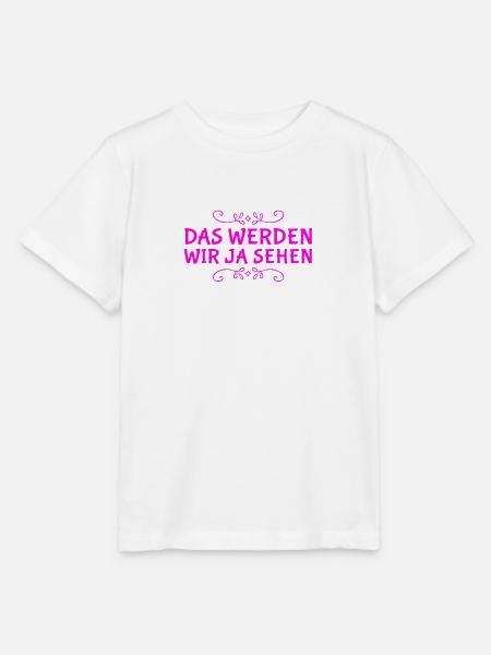das wird sich zeigen - Stanley/Stella Kinder T-Shirt MINI CREATOR - Weiß