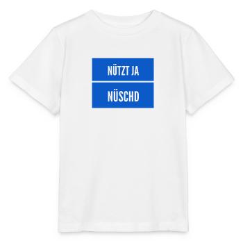 die richtige Einstellung - Stanley/Stella Kinder T-Shirt MINI CREATOR  - Weiß - Vorne - Maike (125cm)