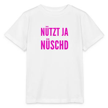 ich habe die richtige Haltung - Stanley/Stella Kinder T-Shirt MINI CREATOR  - Weiß - Vorne - Maike (125cm)