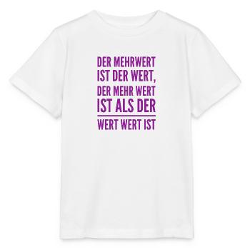 wertvoller Wert - Stanley/Stella Kinder T-Shirt MINI CREATOR  - Weiß - Vorne - Maike (125cm)