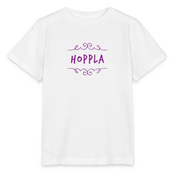 ich sage hoppla - Stanley/Stella Kinder T-Shirt MINI CREATOR  - Weiß - Vorne - Maike (125cm)