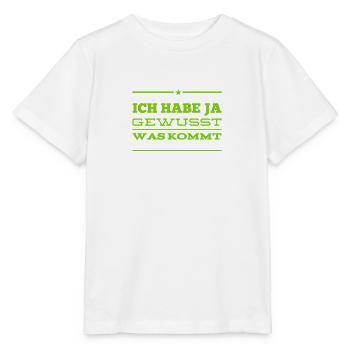 es war klar - Stanley/Stella Kinder T-Shirt MINI CREATOR  - Weiß - Vorne - Maike (125cm)