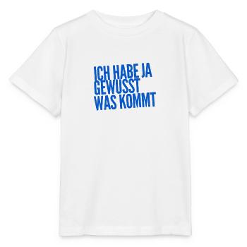 das war klar - Stanley/Stella Kinder T-Shirt MINI CREATOR  - Weiß - Vorne - Maike (125cm)