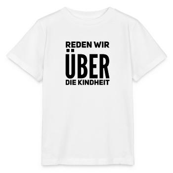 ein paar Gedanken zur Kindheit - Stanley/Stella Kinder T-Shirt MINI CREATOR  - Weiß - Vorne - Maike (125cm)
