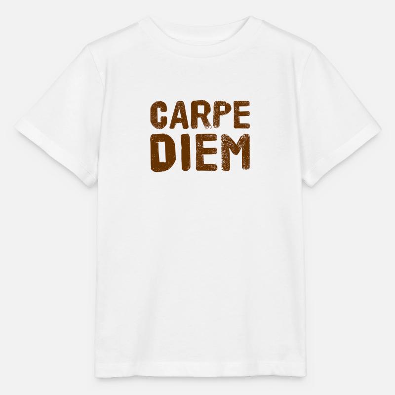 Carpe Diem - T-shirt bio MINI CREATOR Stanley/Stella Enfant - blanc