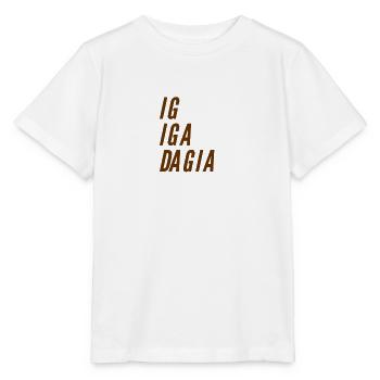 ich gehe - Stanley/Stella Kinder T-Shirt MINI CREATOR  - Weiß - Vorne - Maike (125cm)