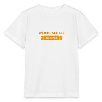 weiche Schale, harter Kern - Stanley/Stella Kinder T-Shirt MINI CREATOR  - Weiß - Vorne - Maike (125cm)