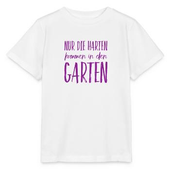 ich möchte in den Garten - Stanley/Stella Kinder T-Shirt MINI CREATOR  - Weiß - Vorne - Maike (125cm)