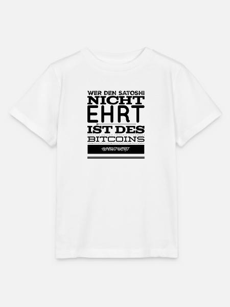bist du es wert? - Stanley/Stella Kinder T-Shirt MINI CREATOR  - Weiß