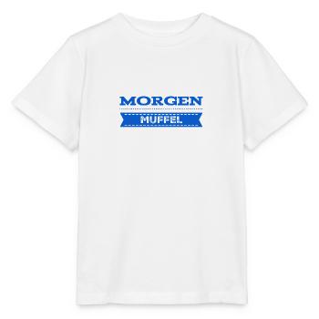 ich bin ein Morgenmuffel - Stanley/Stella Kinder T-Shirt MINI CREATOR  - Weiß - Vorne - Maike (125cm)