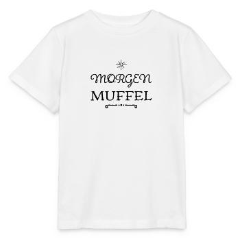 ein Morgenmuffel - Stanley/Stella Kinder T-Shirt MINI CREATOR  - Weiß - Vorne - Maike (125cm)