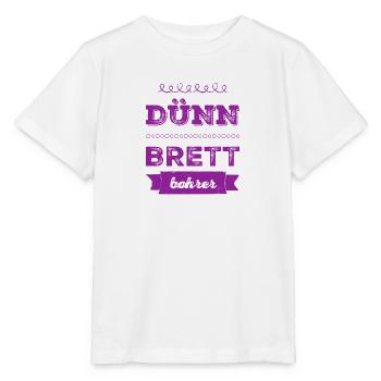 ich liebe die Faulheit - Stanley/Stella Kinder T-Shirt MINI CREATOR  - Weiß - Vorne - Maike (125cm)