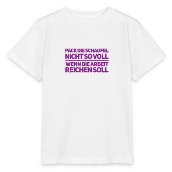 Restez toujours détendu - T-shirt bio MINI CREATOR Stanley/Stella Enfant - blanc - Devant - Maike (125cm)