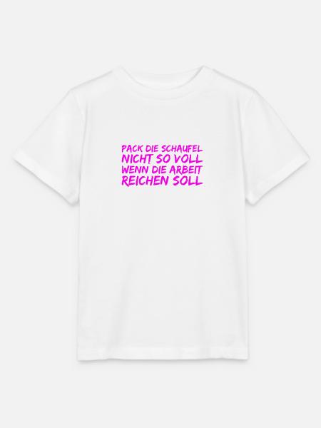sei faul - Stanley/Stella Kinder T-Shirt MINI CREATOR - Weiß