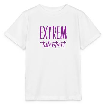 ich bin ein extremes Talent - Stanley/Stella Kinder T-Shirt MINI CREATOR  - Weiß - Vorne - Maike (125cm)