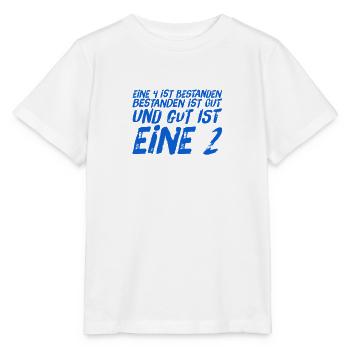 bestanden ist gut - Stanley/Stella Kinder T-Shirt MINI CREATOR  - Weiß - Vorne - Maike (125cm)