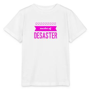 Je suis un maître du désastre - T-shirt bio MINI CREATOR Stanley/Stella Enfant - blanc - Devant - Maike (125cm)