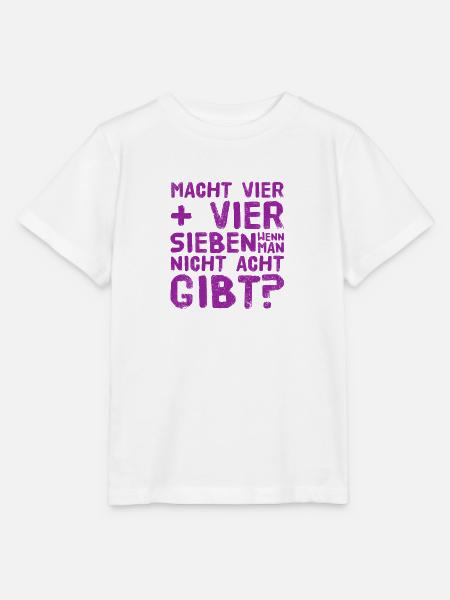 4 + 4 - Stanley/Stella Kinder T-Shirt MINI CREATOR  - Weiß