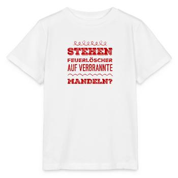 Feuerlöscher und ihre Mandeln - Stanley/Stella Kinder T-Shirt MINI CREATOR  - Weiß - Vorne - Maike (125cm)
