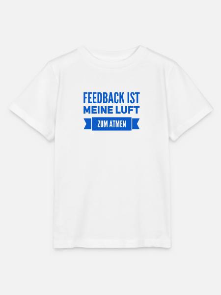 Feedback geht immer - Stanley/Stella Kinder T-Shirt MINI CREATOR - Weiß