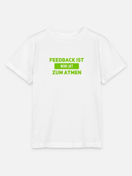 Feedback ist toll - Stanley/Stella Kinder T-Shirt MINI CREATOR  - Weiß