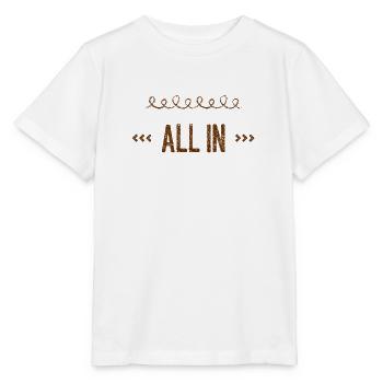 ich wette alles - Stanley/Stella Kinder T-Shirt MINI CREATOR  - Weiß - Vorne - Maike (125cm)