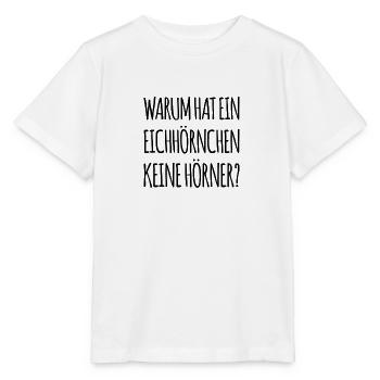 wo sind die Hörner? - Stanley/Stella Kinder T-Shirt MINI CREATOR  - Weiß - Vorne - Maike (125cm)