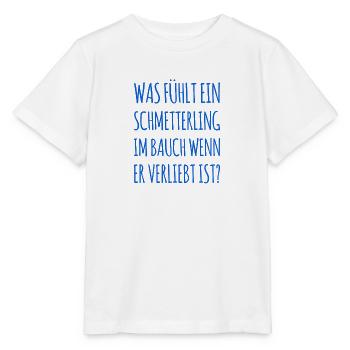 so fühlen Schmetterlinge - Stanley/Stella Kinder T-Shirt MINI CREATOR  - Weiß - Vorne - Maike (125cm)