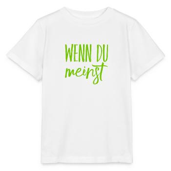 das ist deine Meinung - Stanley/Stella Kinder T-Shirt MINI CREATOR  - Weiß - Vorne - Maike (125cm)