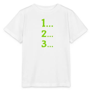 eins zwei drei - Stanley/Stella Kinder T-Shirt MINI CREATOR  - Weiß - Vorne - Maike (125cm)