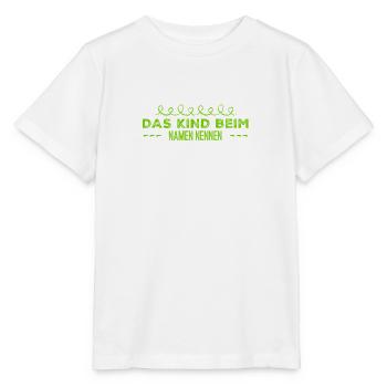 La vérité s’en va toujours - T-shirt bio MINI CREATOR Stanley/Stella Enfant - blanc - Devant - Maike (125cm)